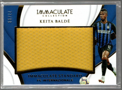 2018-19 Immaculate Collection Immaculate Standard Relics #25 Keita Balde/99