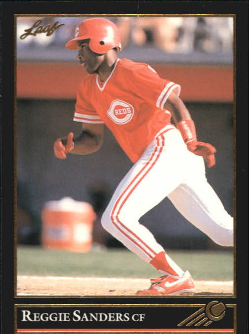 1992 Leaf Black Gold Baseball Card #360 Reggie Sanders REDS R22298 | eBay