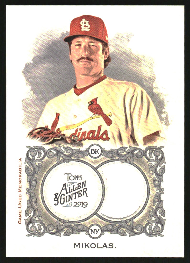 2019 Topps Allen and Ginter Relics #FSRBMM Miles Mikolas B