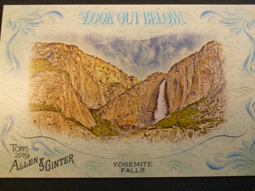 2019 Topps Allen and Ginter Look Out Below Box Toppers #LOBB5 Yosemite Falls