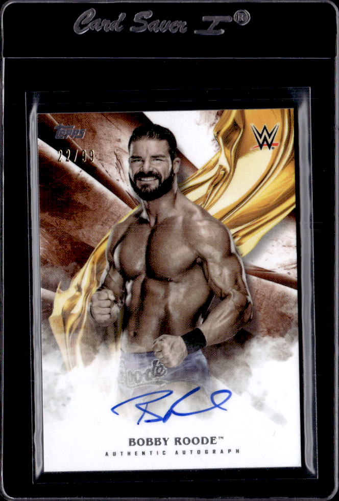 2019 Topps WWE Undisputed Autographs Orange #ABR Bobby Roode