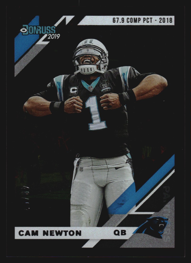 2019 Donruss Season Stat Line #41B Cam Newton/67