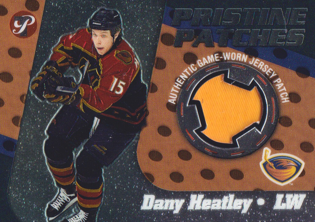 2003-04 Topps Pristine Patches #PPDH Dany Heatley