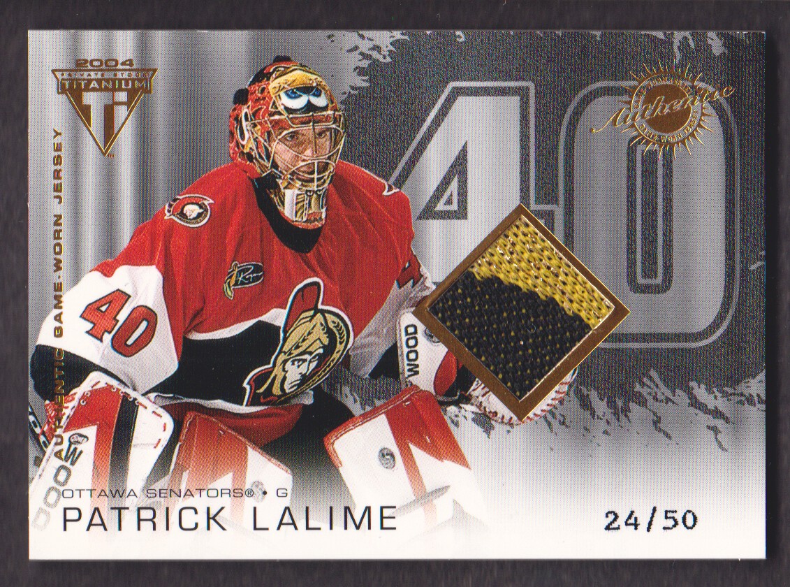 2003-04 Titanium Hobby Jersey Number Parallels #174 Patrick Lalime JSY