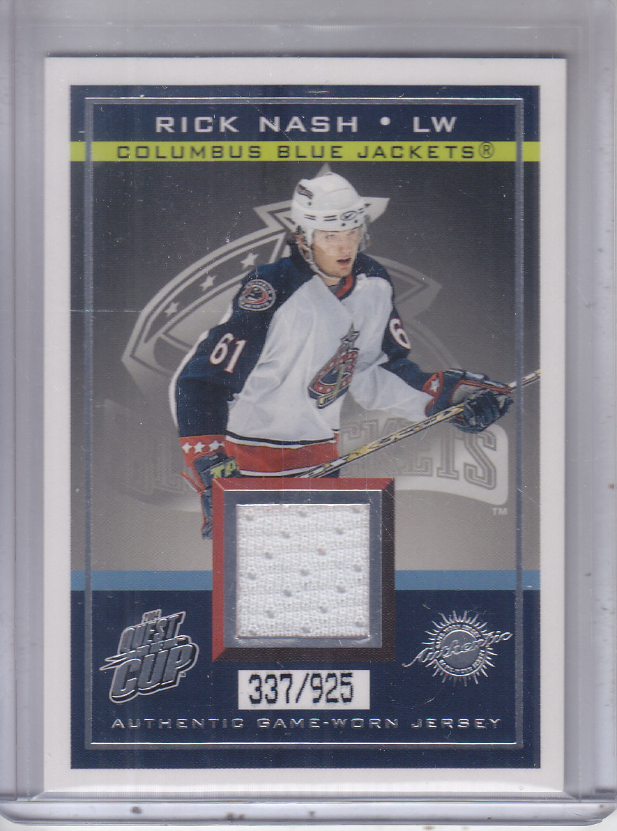 2003-04 Pacific Quest for the Cup Jerseys #7 Rick Nash