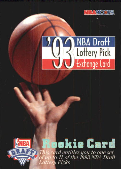 1993-94 Hoops Draft Lottery Contest Card #NNO Exchange Card C13599 - NM-MT