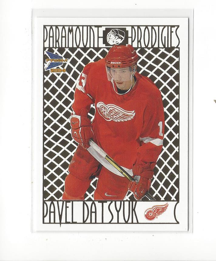 2003-04 Pacific Prism Paramount Prodigies #7 Pavel Datsyuk