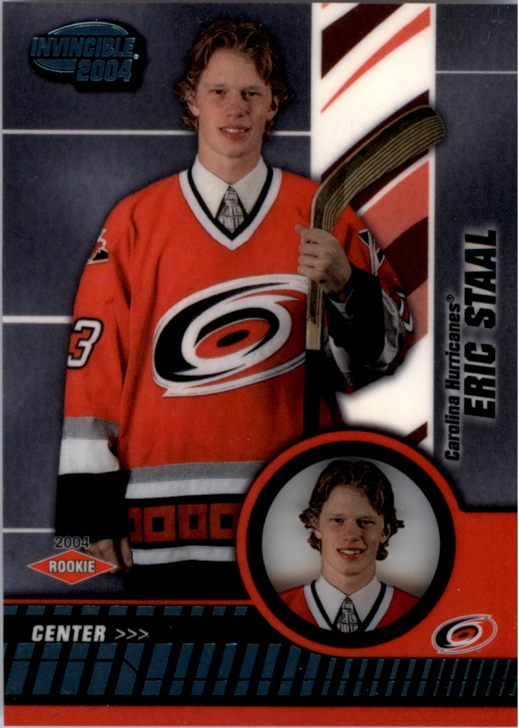 2003-04 Pacific Invincible Blue #105 Eric Staal