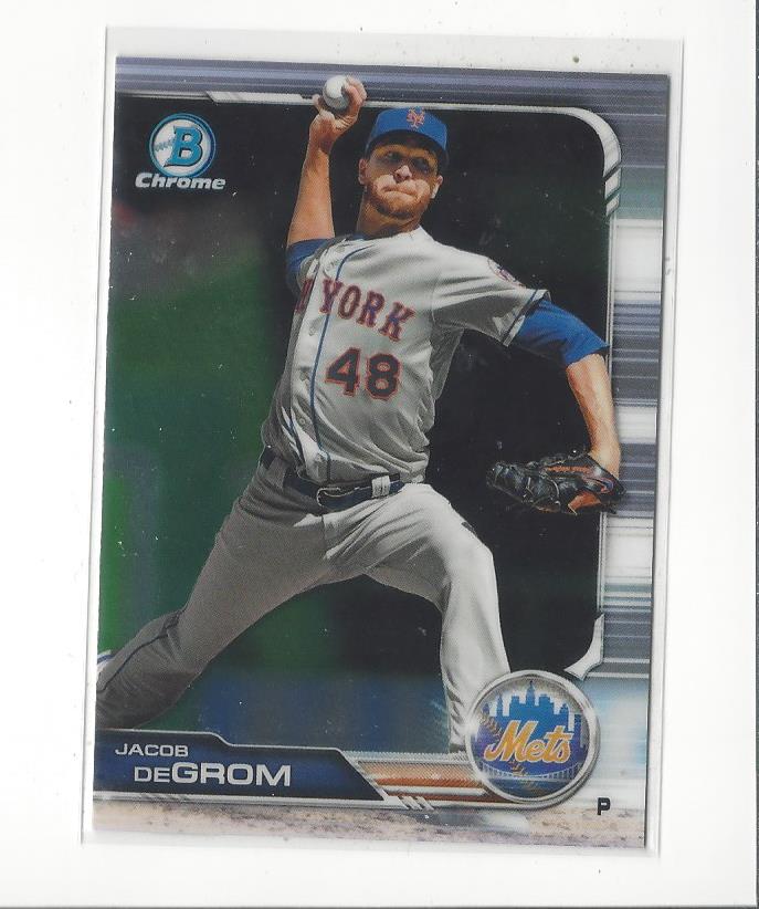 2019 Bowman Chrome #49 Jacob deGrom