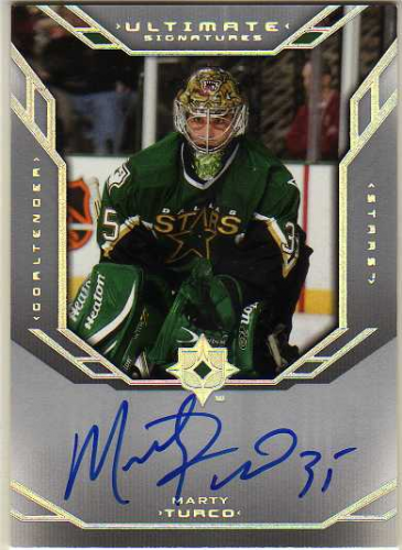 2004-05 Ultimate Collection Signatures #USMT Marty Turco