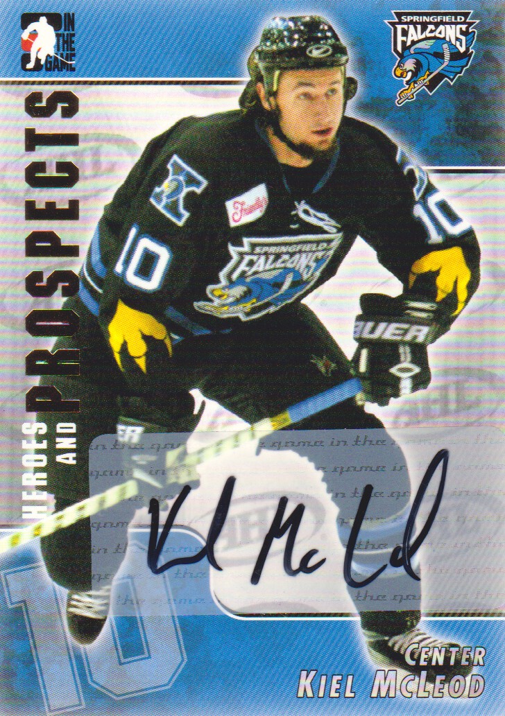 2004-05 ITG Heroes and Prospects Autographs #KM Kiel McLeod