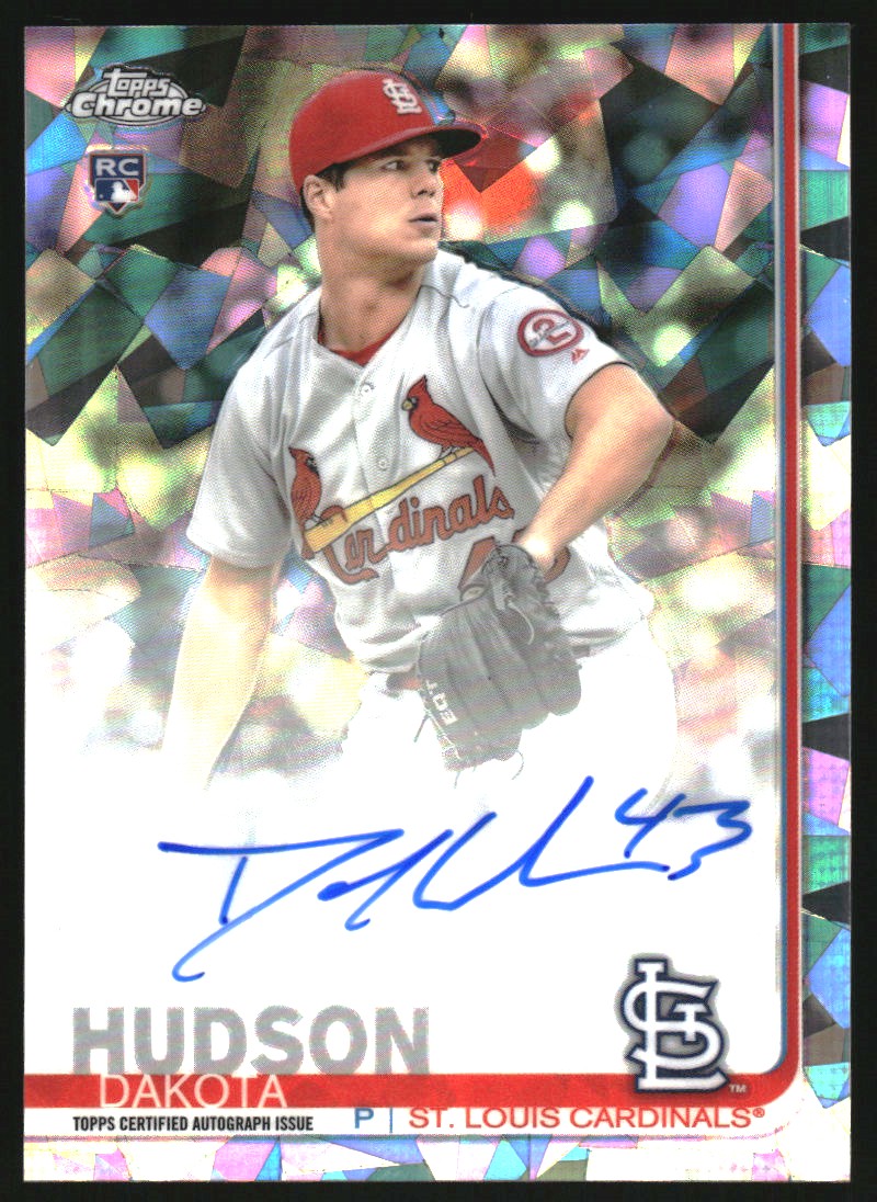 2019 Topps Chrome Sapphire Rookie Autographs #CSADH Dakota Hudson