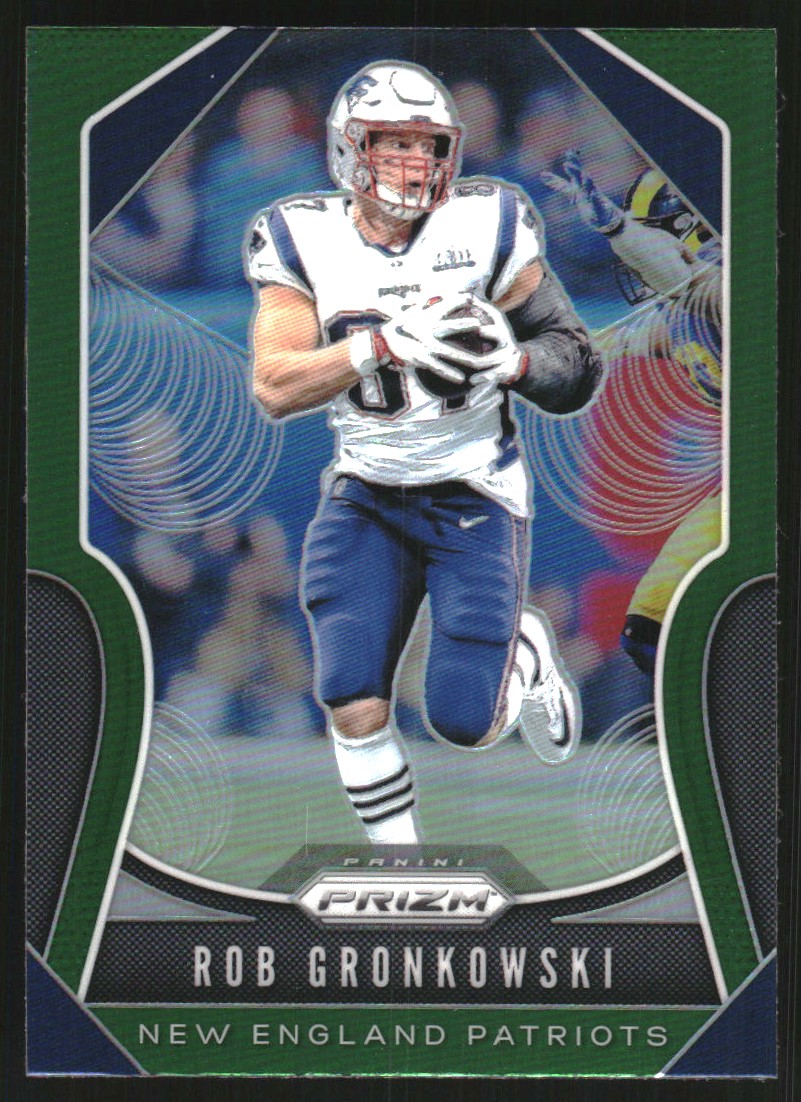 2019 Panini Prizm Prizms Green #22 Rob Gronkowski