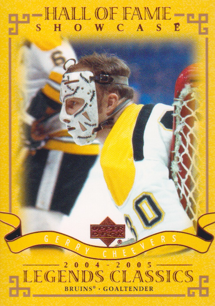 2004-05 UD Legends Classics #95 Gerry Cheevers