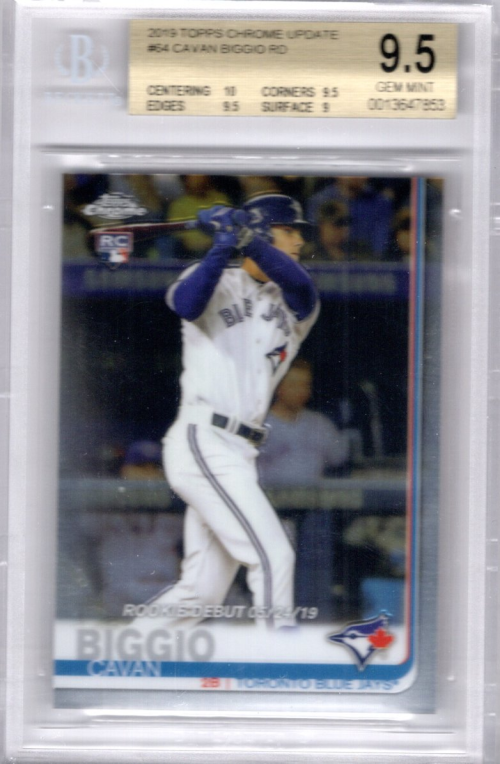 2019 Topps Chrome Update #64 Cavan Biggio RD