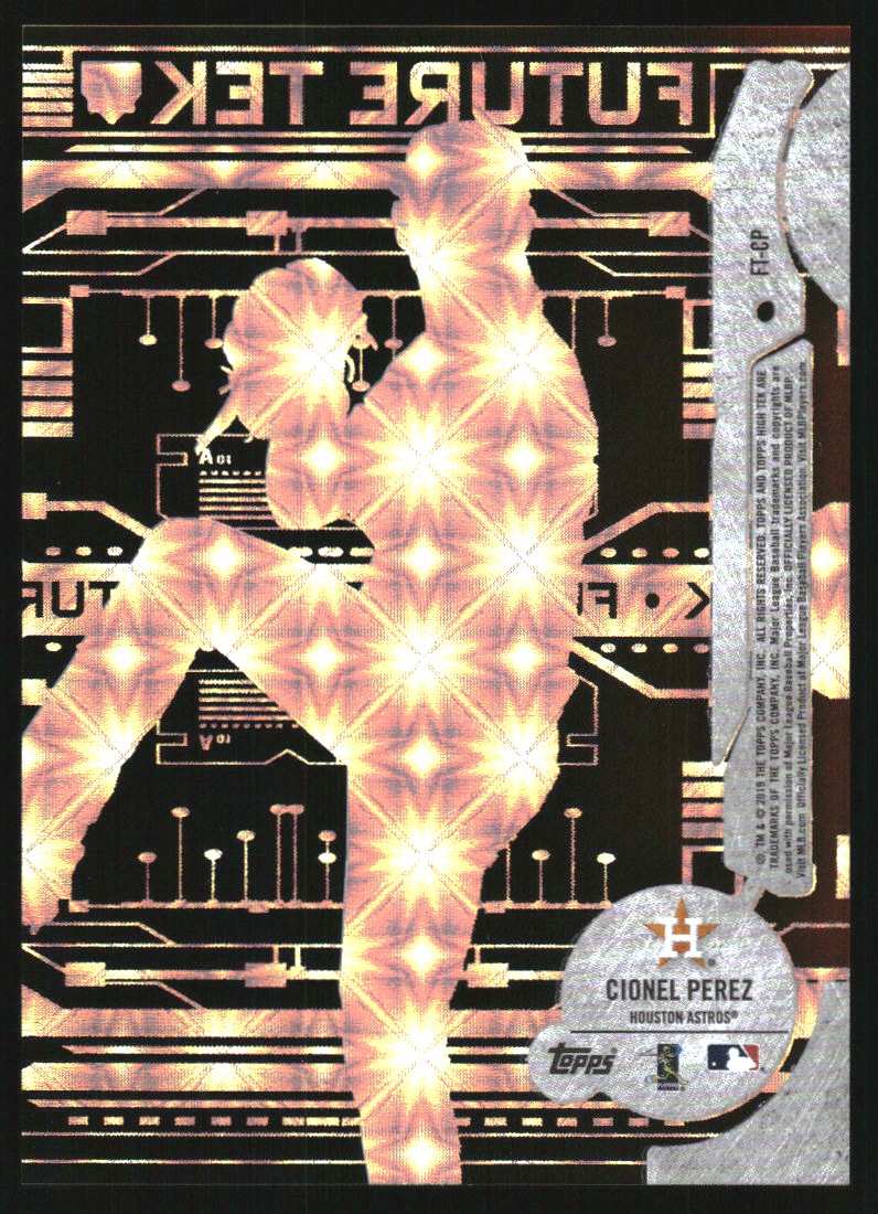 2019 Topps High Tek Future TEK Orange #FTCP Cionel Perez