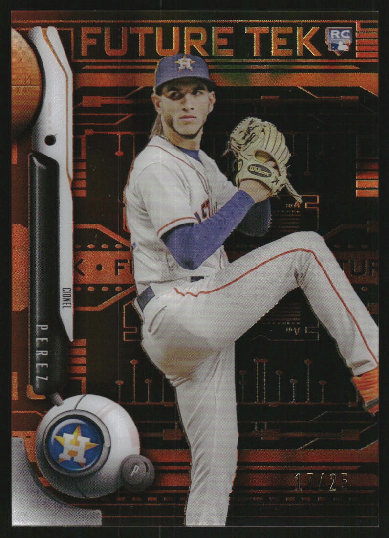 2019 Topps High Tek Future TEK Orange #FTCP Cionel Perez