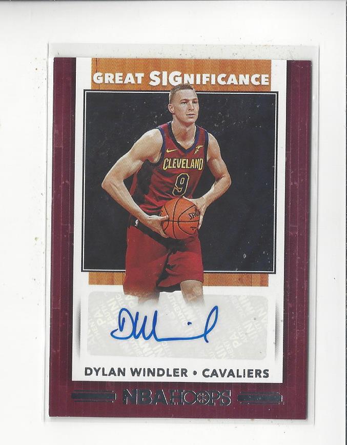 2019-20 Hoops Great SIGnificance #91 Dylan Windler