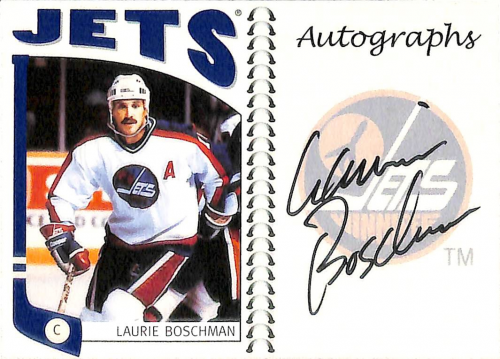 2004-05 ITG Franchises Canadian Autographs #LBH Laurie Boschman