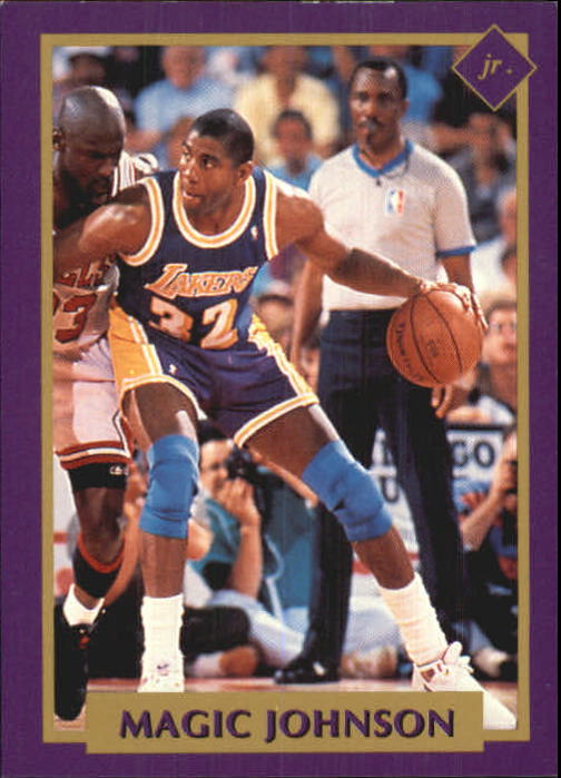 1989 Addison Publishing Book Promo #17 Magic Johnson Lakers C19863 - NM-MT