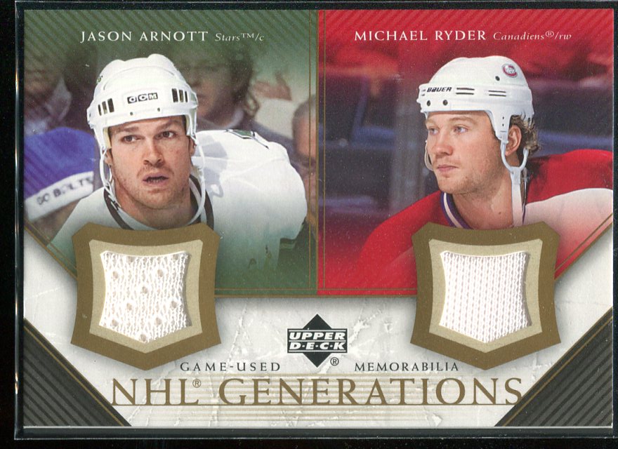 2005-06 Upper Deck NHL Generations #DAR Jason Arnott/Michael Ryder