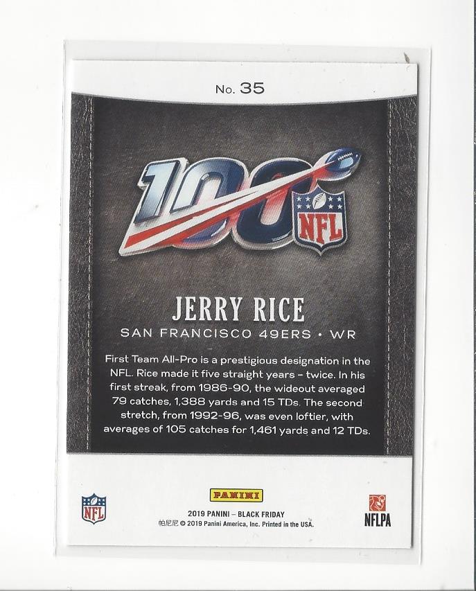 Jerry Rice cards (2000-2022) 49ers Raiders - You Choose - Bild 219 von 227