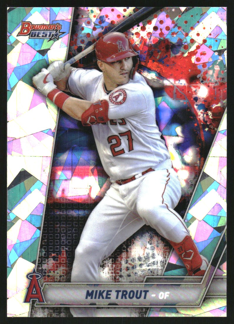 2019 Bowman's Best Atomic Refractors #1 Mike Trout