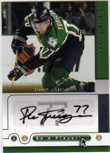 2005-06 Be A Player Signatures #PT Pierre Turgeon