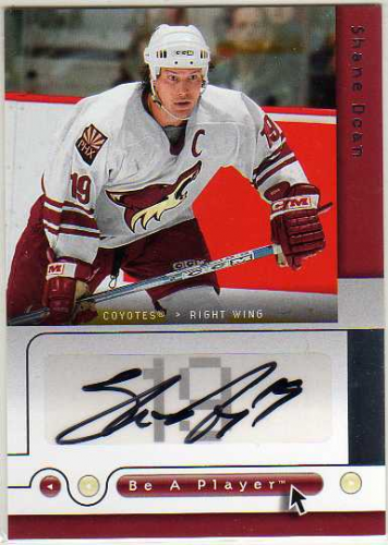2005-06 Be A Player Signatures #SD Shane Doan