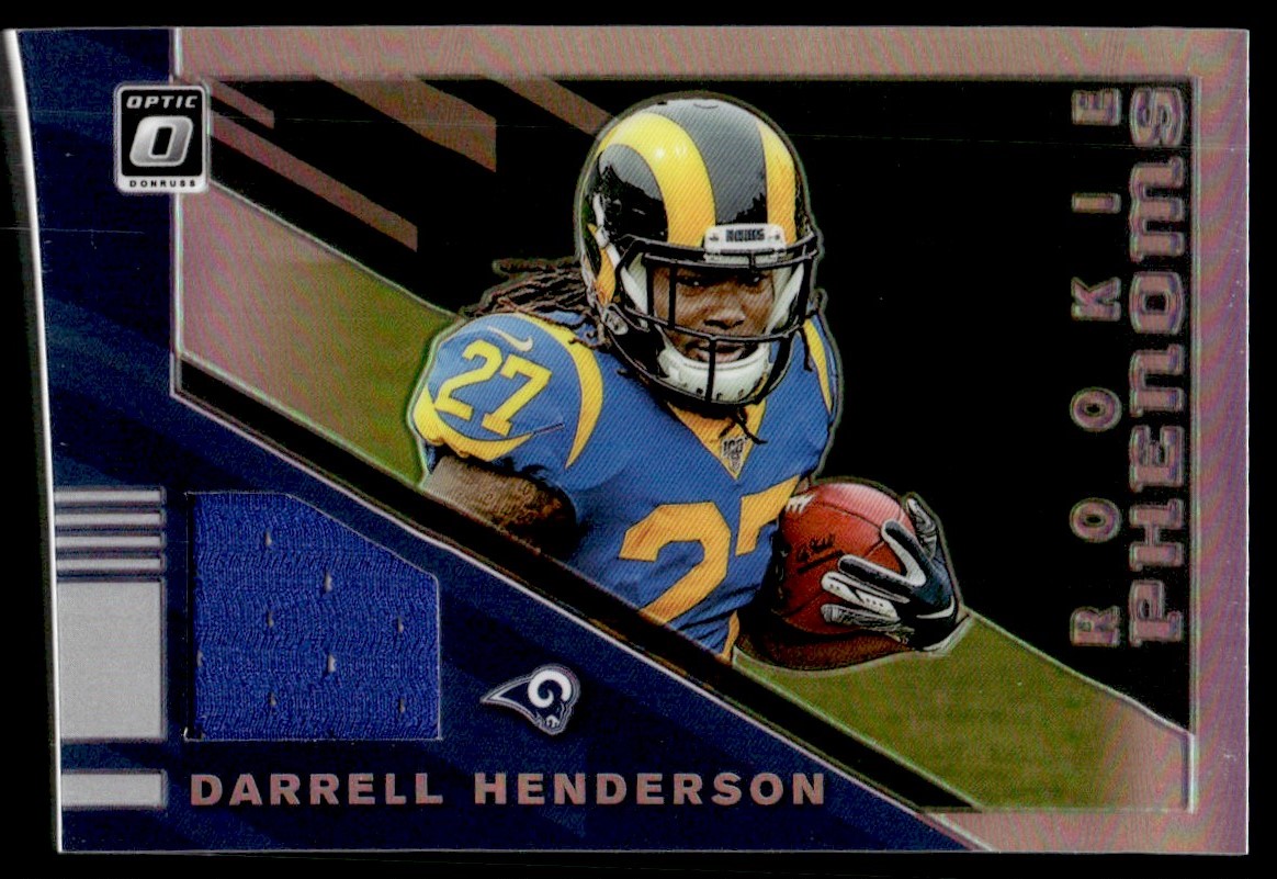 2019 Donruss Optic Rookie Phenoms Jerseys Horizontal #RP10 Darrell Henderson