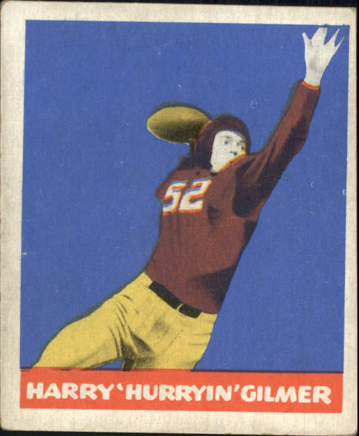1948 Leaf #18A Harry Gilmer MJ RC/(Maroon jersey)