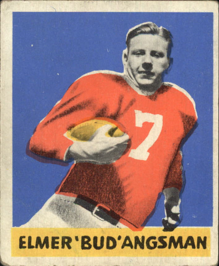 1948 Leaf #25A Bud Angsman RC/(Black letter name on front)