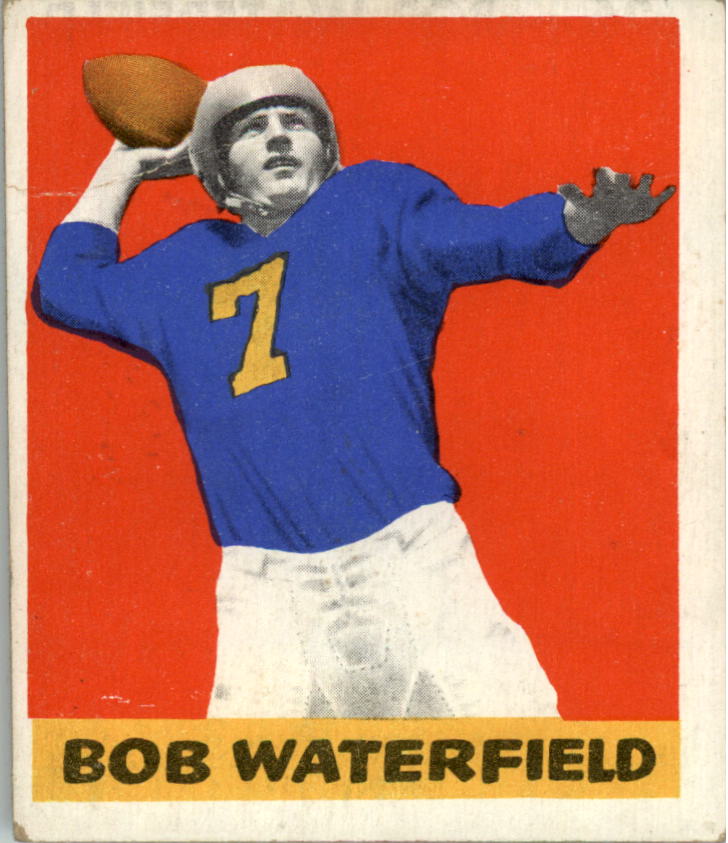 1948 Leaf #26A Bob Waterfield BL RC/(Black name on front)