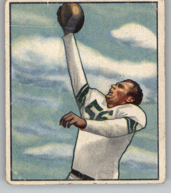 1950 Bowman #76 Bill Leonard RC