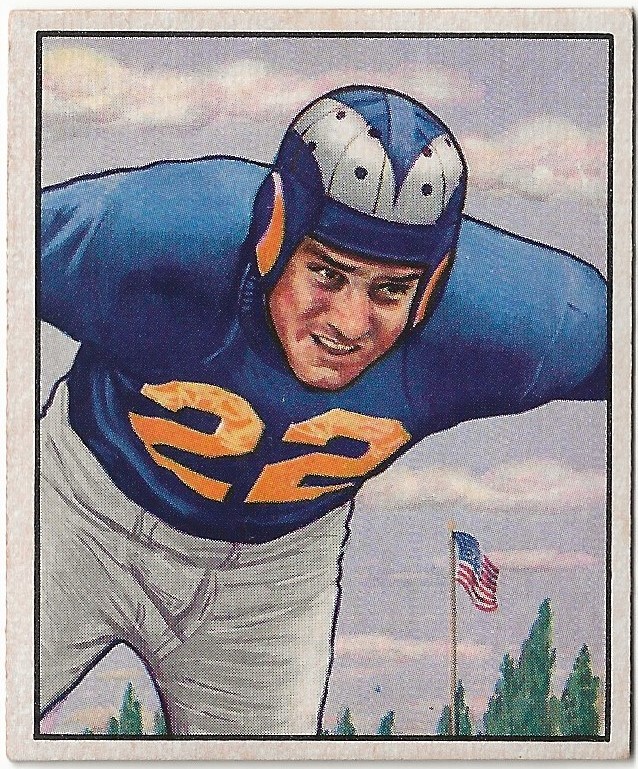 1950 Bowman #85 Fred Naumetz RC