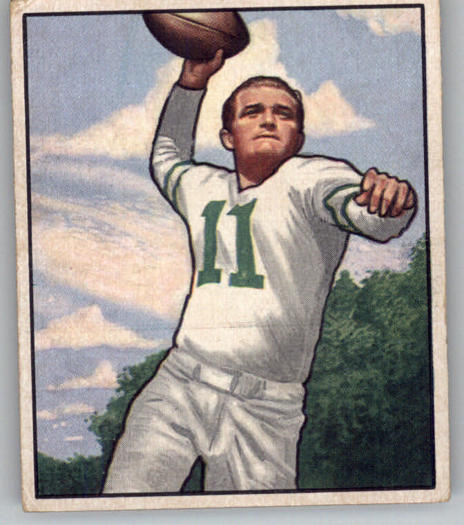 1950 Bowman #95 Tommy Thompson QB