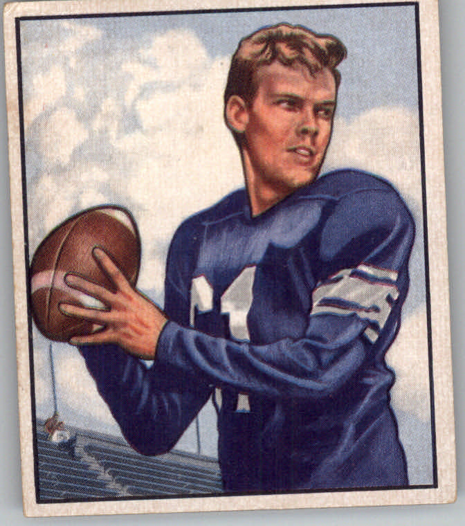 1950 Bowman #121 George Ratterman RC
