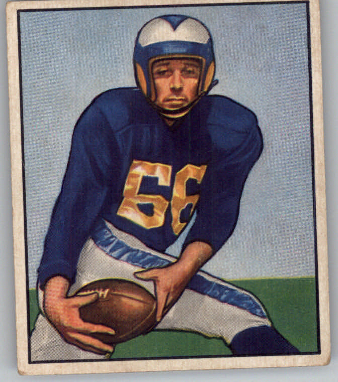 1950 Bowman #124 Jack Zilly RC