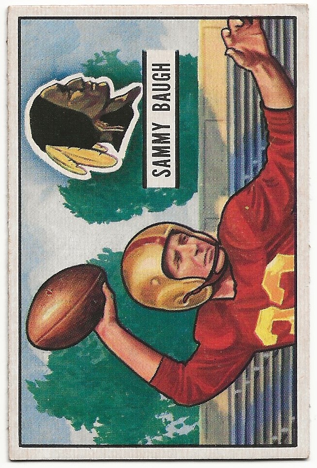 1951 Bowman #34 Sammy Baugh