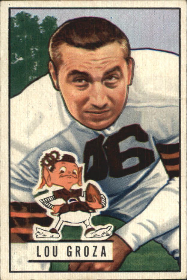 1951 Bowman #75 Lou Groza