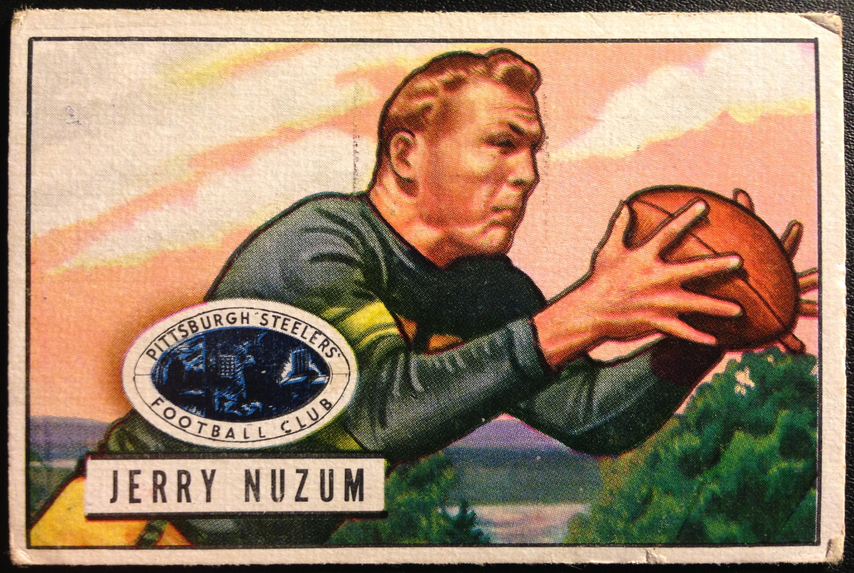 1951 Bowman #129 Jerry Nuzum