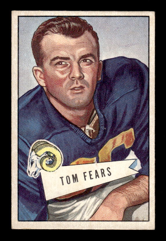 1952 Bowman Large #13 Tom Fears