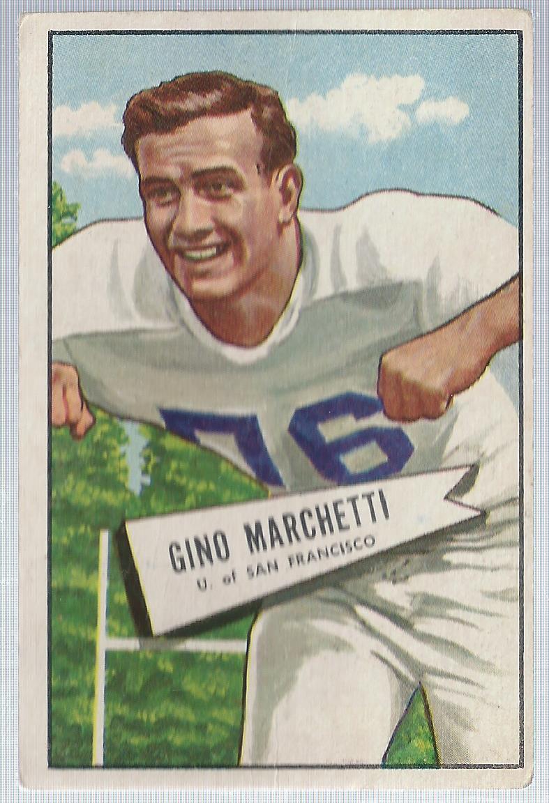 1952 Bowman Large #23 Gino Marchetti RC