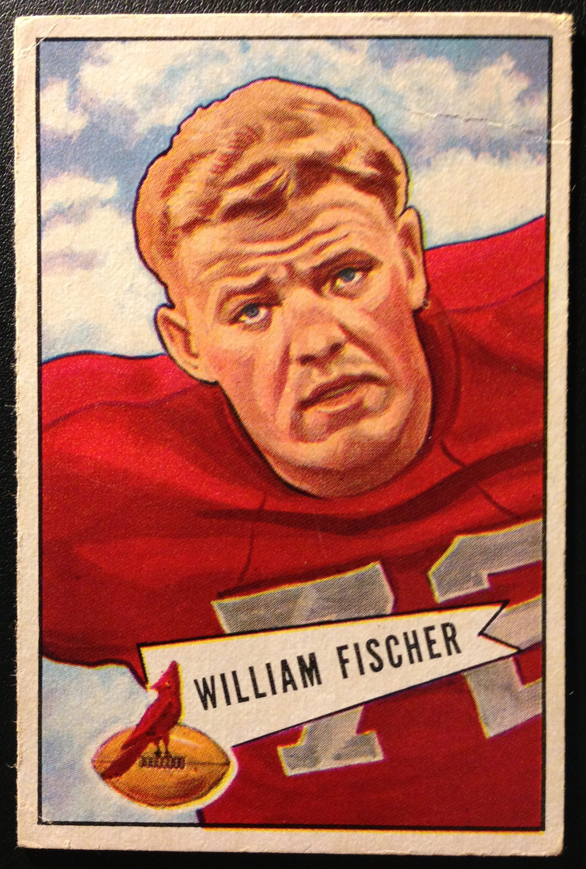 1952 Bowman Large #47 Bill Fischer