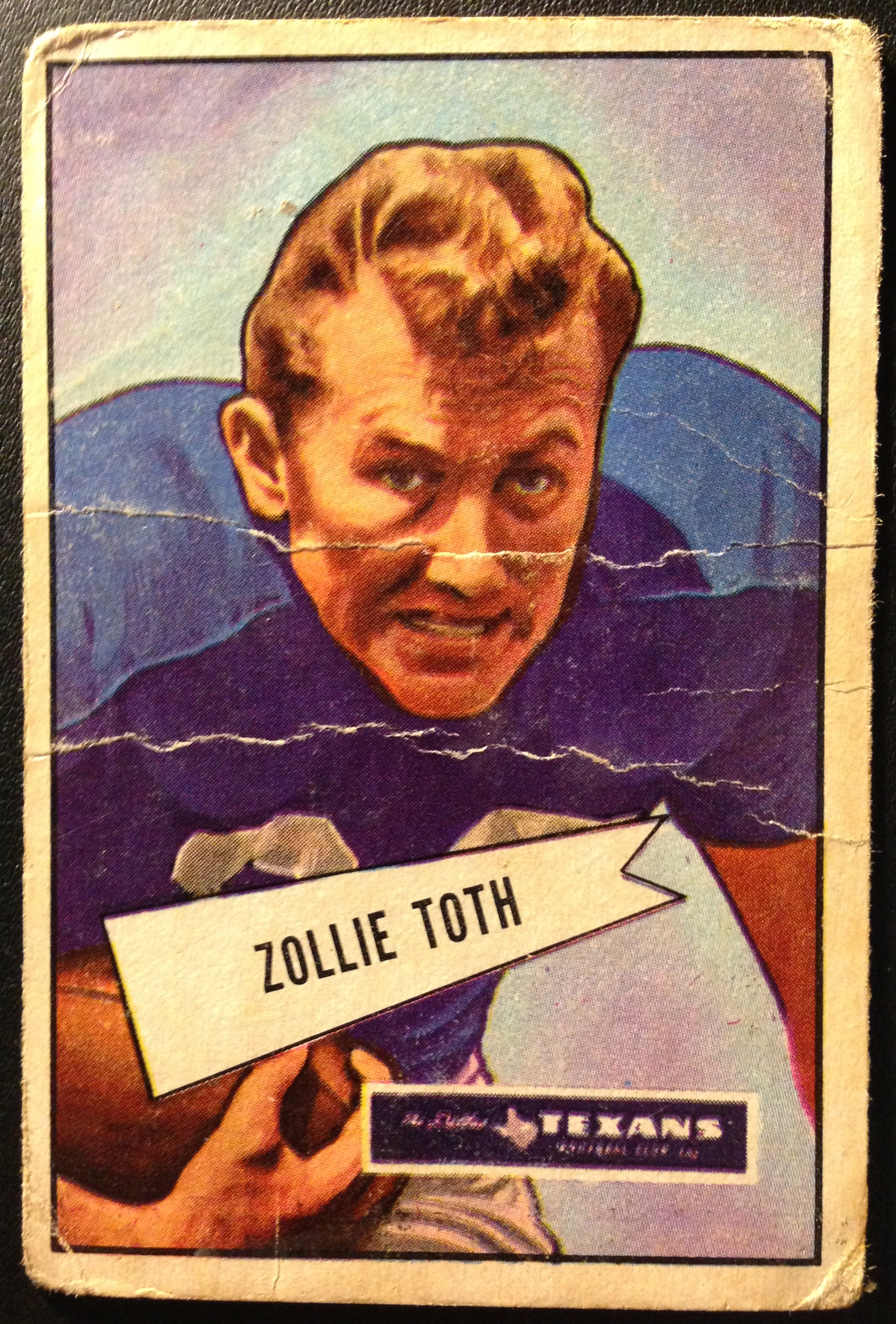 1952 Bowman Large #58 Zollie Toth