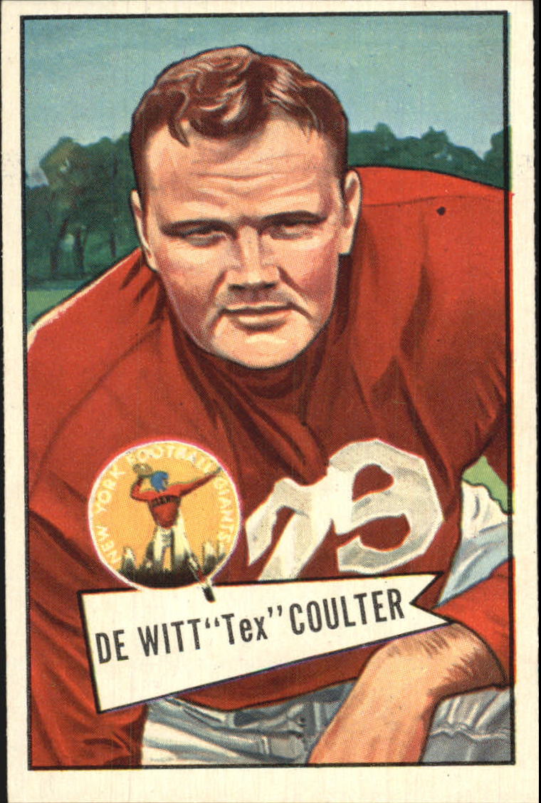 1952 Bowman Large #71 Tex Coulter