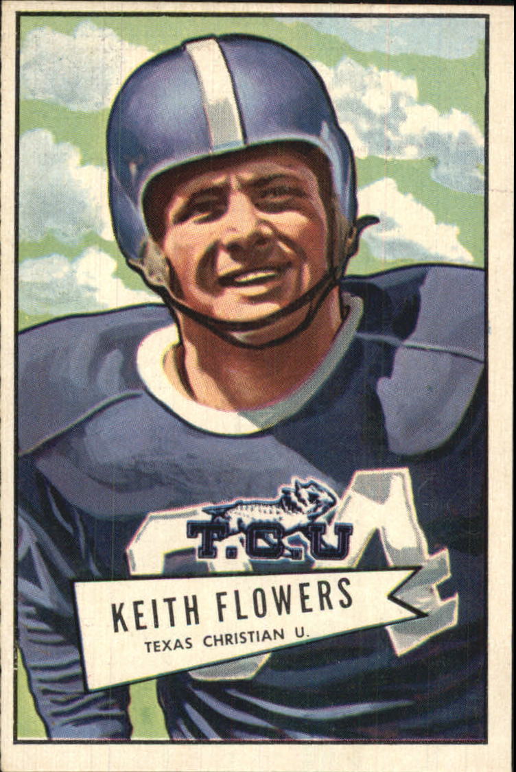 1952 Bowman Large #115 Keith Flowers RC