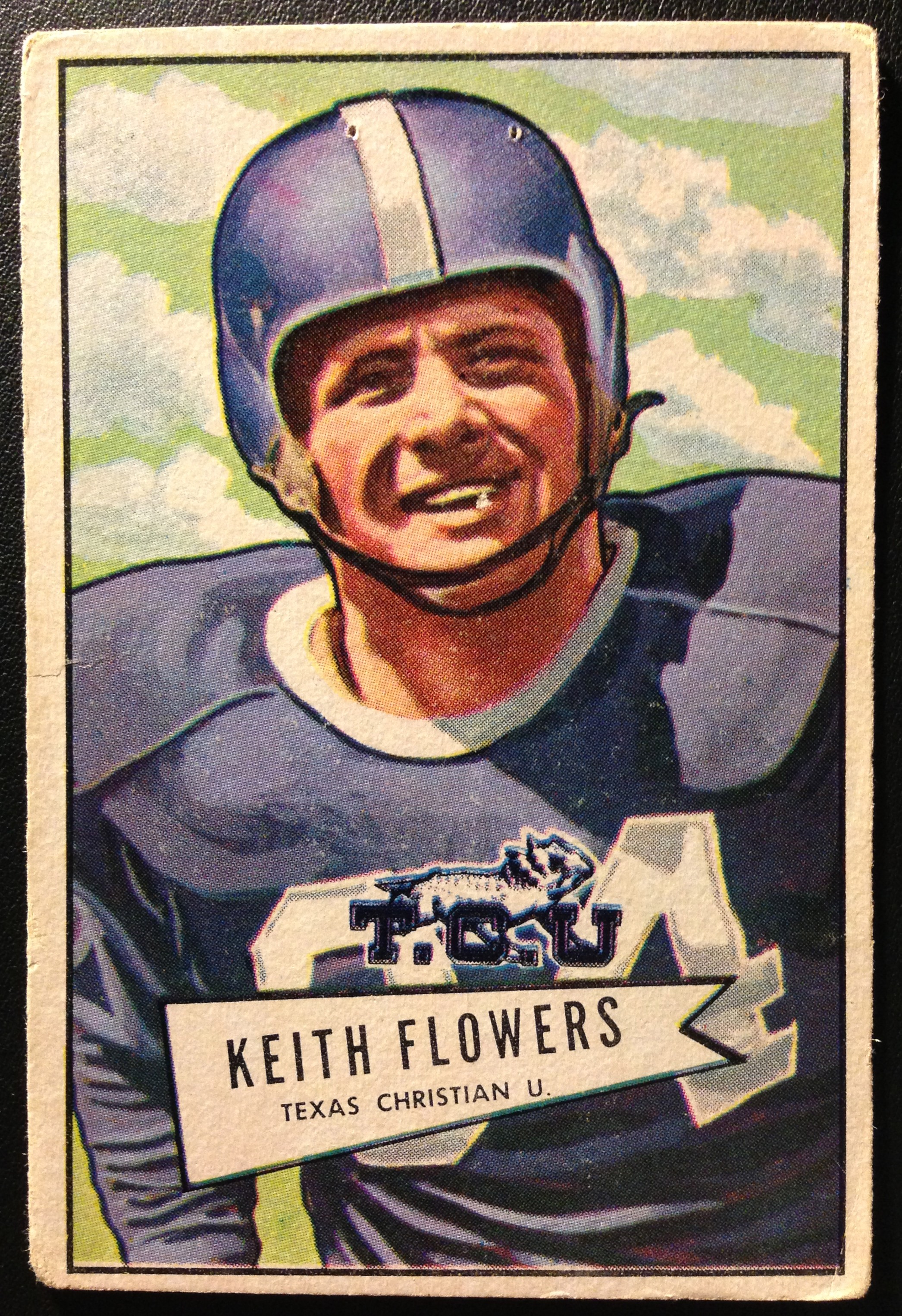 1952 Bowman Large #115 Keith Flowers RC