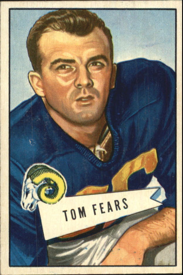 1952 Bowman Small #13 Tom Fears