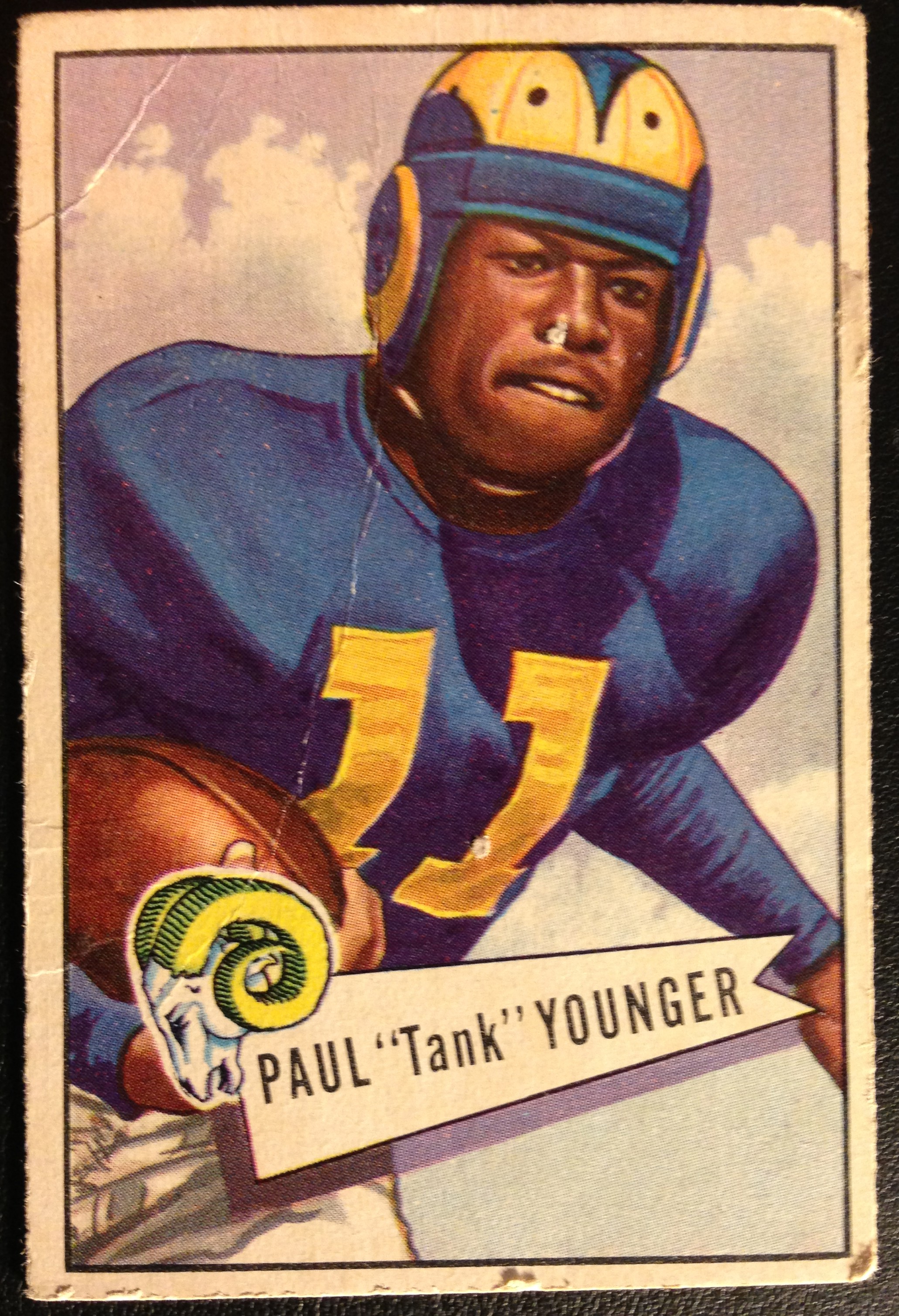 1952 Bowman Small #25 Tank Younger